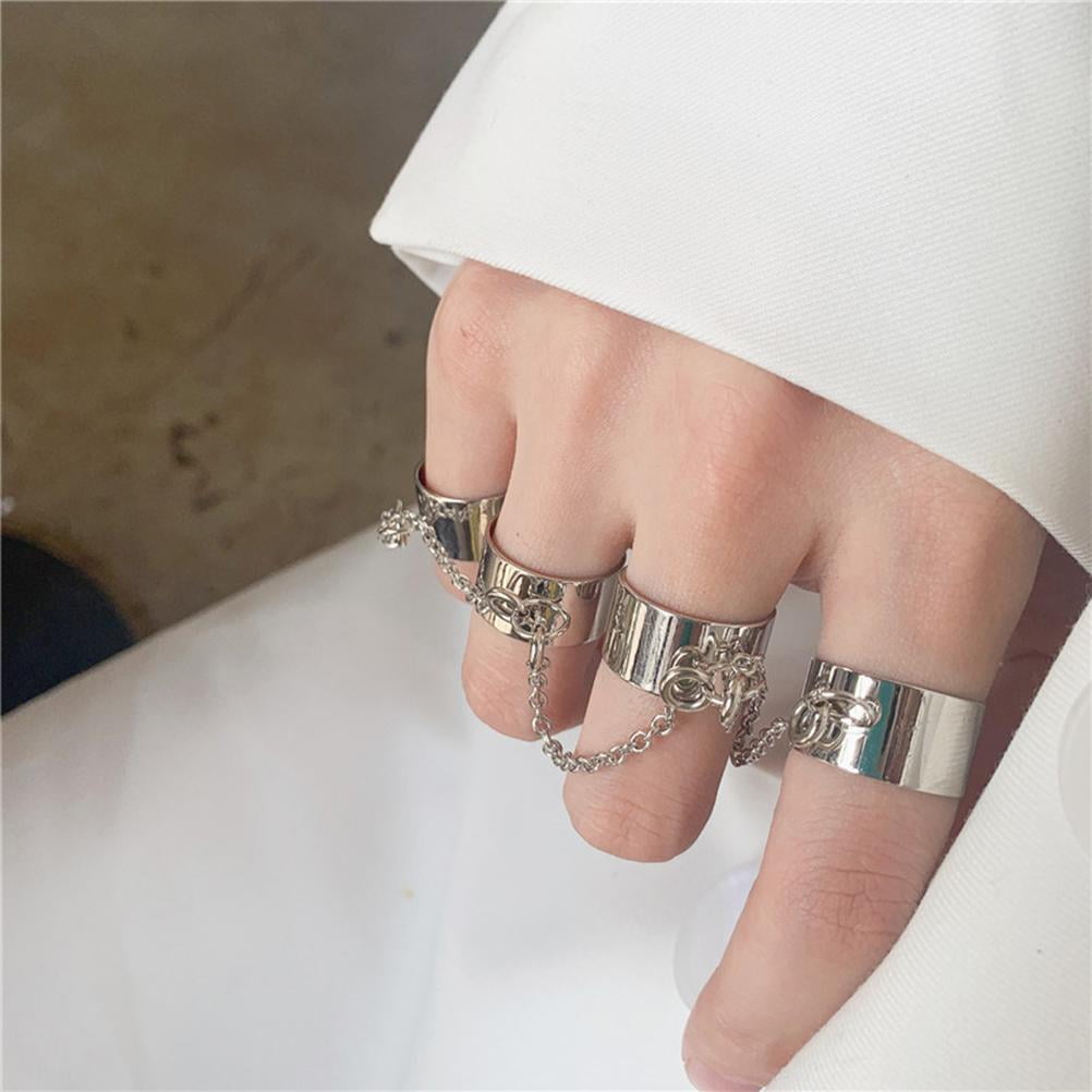Amazon.com: Shining Diva Fashion Latest Stylish Metal Boho Midi Finger Rings  for Women and Girls - Set of 8 (rrsd14192r), Golden, Metal, No Gemstone:  Clothing, Shoes & Jewelry